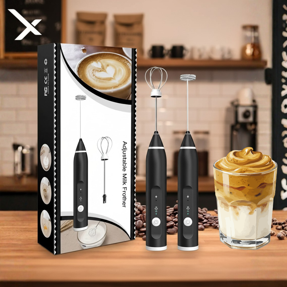 HomiHex 2-in-1 Electric Coffee Beater & Egg Whisk
