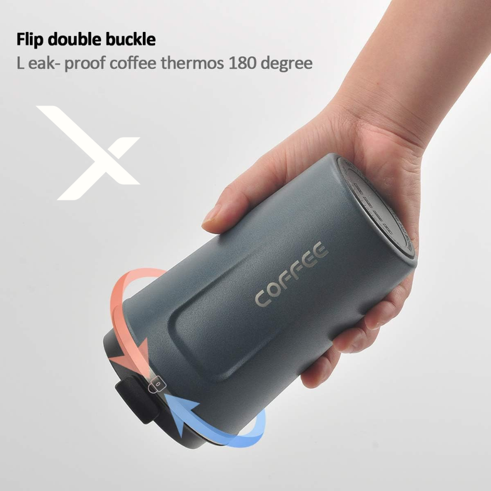 HomiHex Smart Temperature Display Coffee Mug – 510ml Insulated Stainless Steel Travel Mug