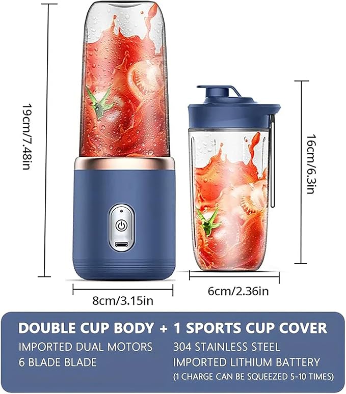 HomiHex Portable Rechargeable Blender